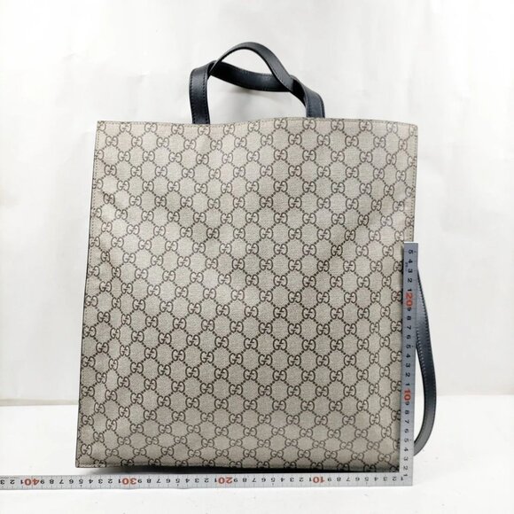 Gucci Hand Bag Brown PVC 749-052925 - Picture 2 of 13